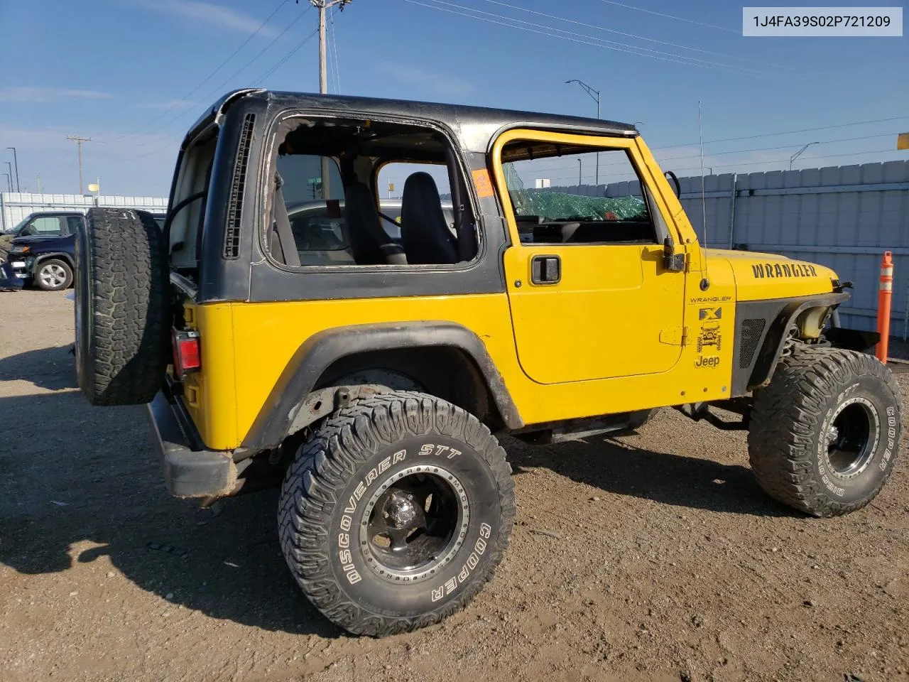 2002 Jeep Wrangler / Tj X VIN: 1J4FA39S02P721209 Lot: 72013284