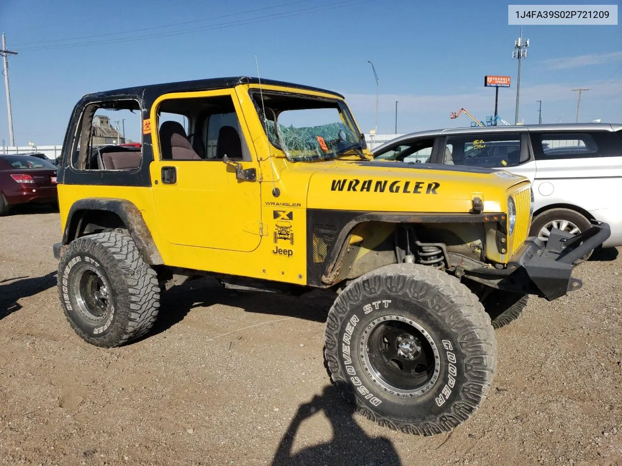 2002 Jeep Wrangler / Tj X VIN: 1J4FA39S02P721209 Lot: 72013284