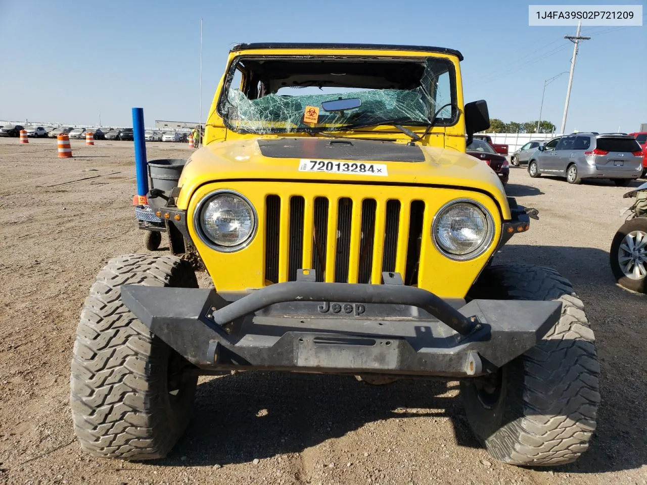 2002 Jeep Wrangler / Tj X VIN: 1J4FA39S02P721209 Lot: 72013284