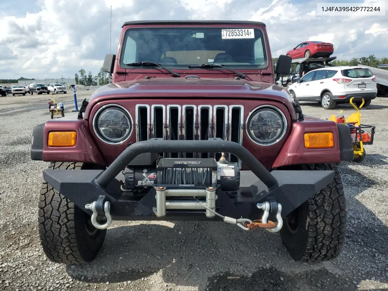 2002 Jeep Wrangler / Tj X VIN: 1J4FA39S42P772244 Lot: 72853314