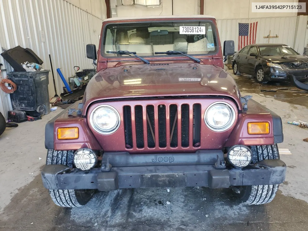 2002 Jeep Wrangler / Tj X VIN: 1J4FA39S42P715123 Lot: 73058124