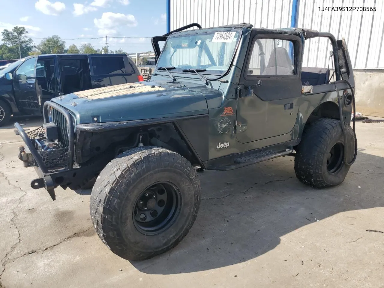 2002 Jeep Wrangler / Tj X VIN: 1J4FA39S12P708565 Lot: 73964504