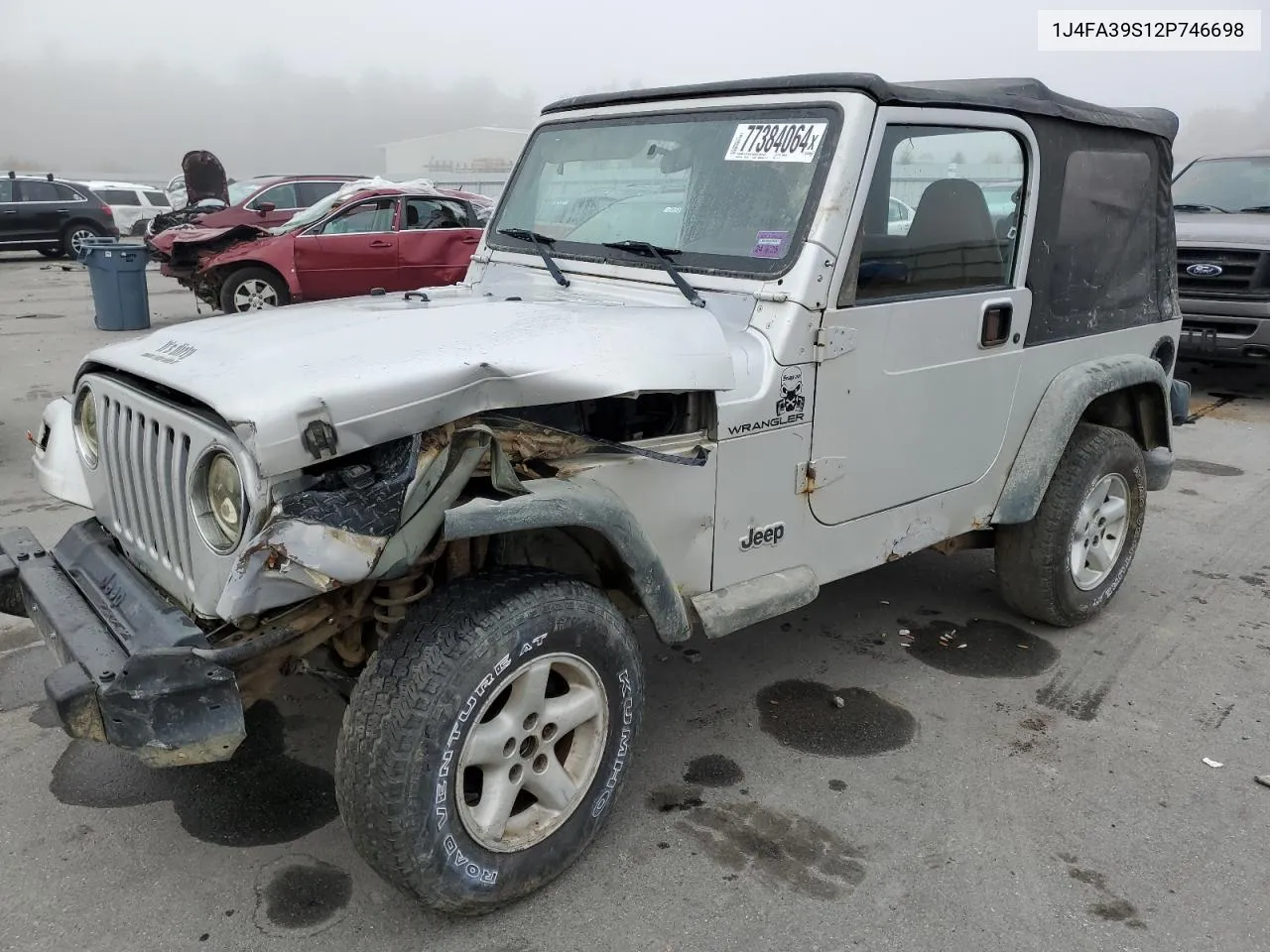 2002 Jeep Wrangler / Tj X VIN: 1J4FA39S12P746698 Lot: 77384064