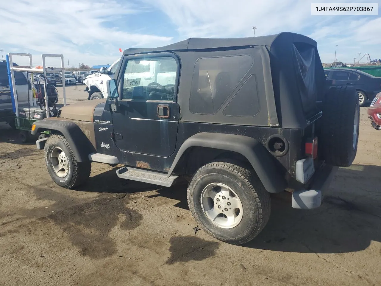 2002 Jeep Wrangler / Tj Sport VIN: 1J4FA49S62P703867 Lot: 78168274