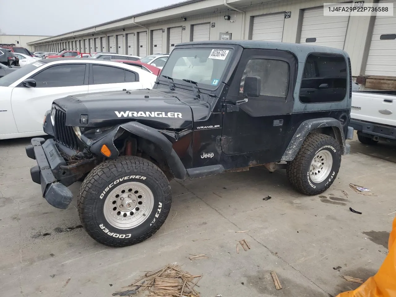 2002 Jeep Wrangler / Tj Se VIN: 1J4FA29P22P736588 Lot: 80266744