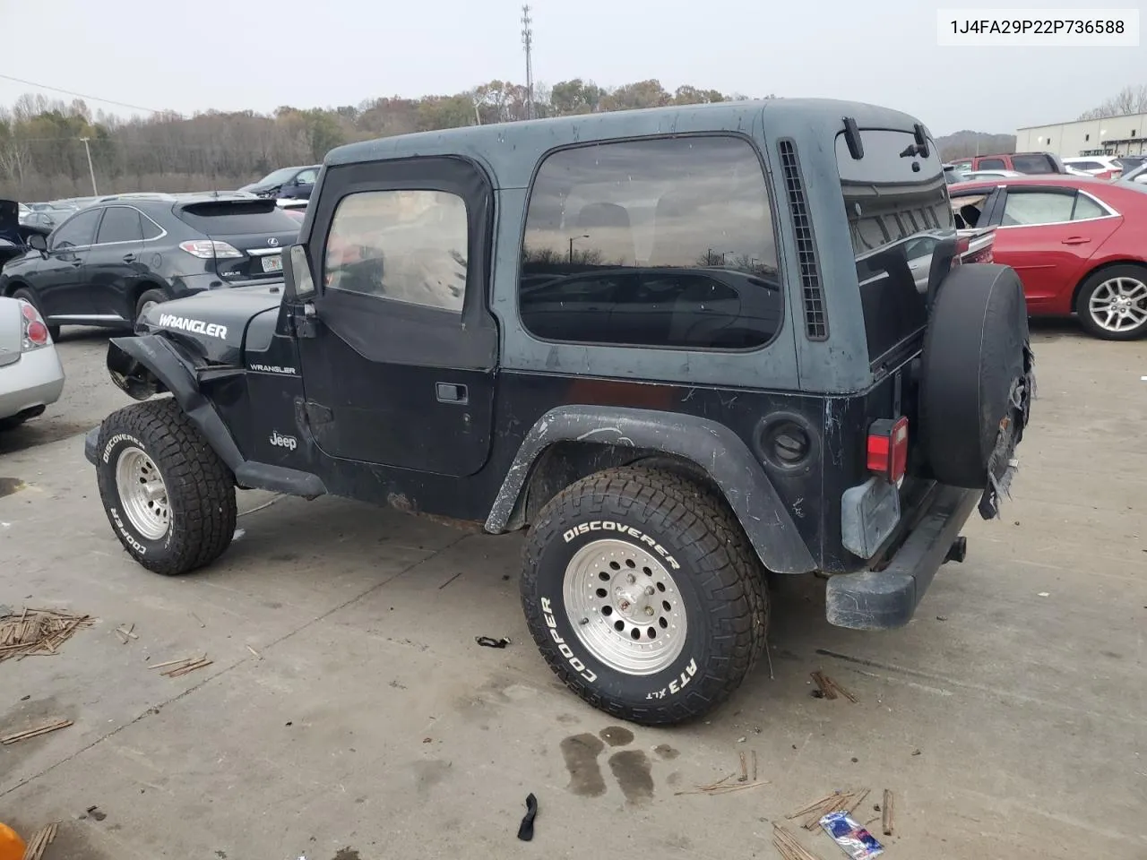 2002 Jeep Wrangler / Tj Se VIN: 1J4FA29P22P736588 Lot: 80266744