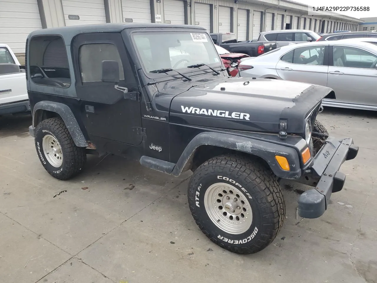 2002 Jeep Wrangler / Tj Se VIN: 1J4FA29P22P736588 Lot: 80266744