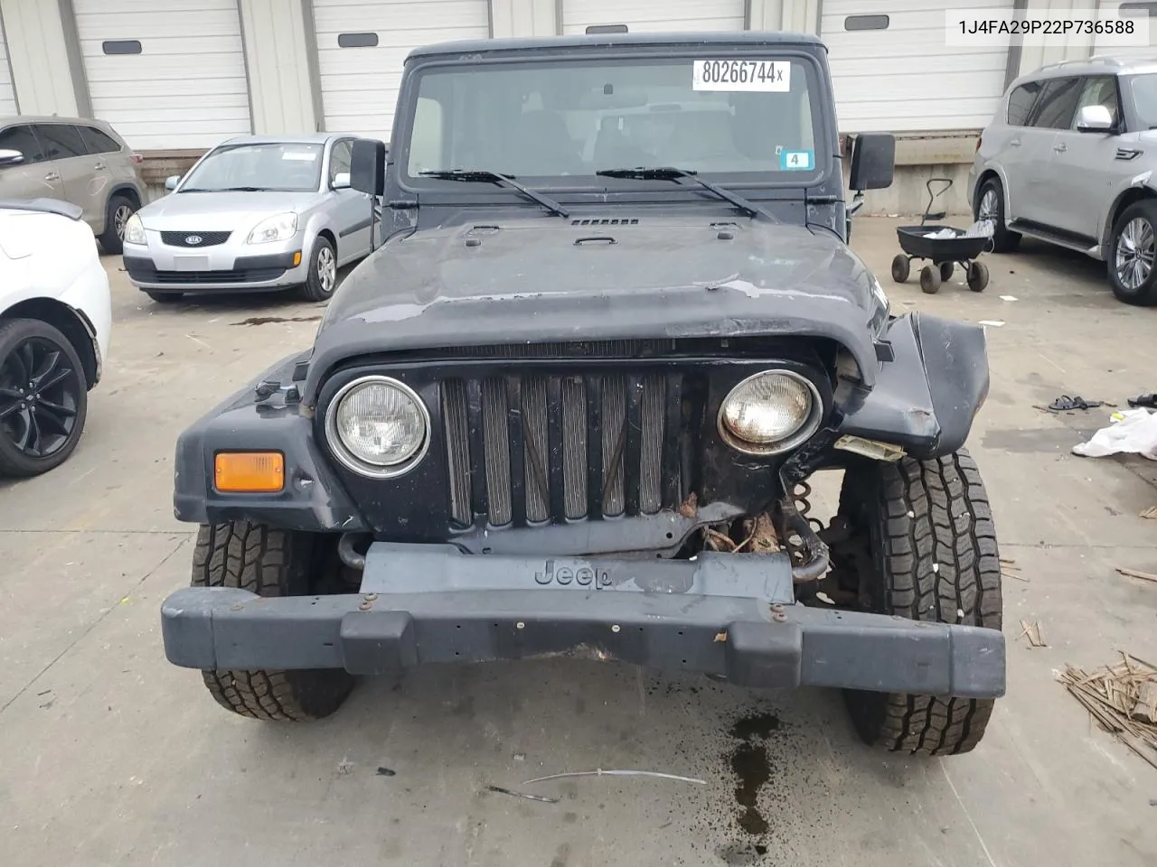 2002 Jeep Wrangler / Tj Se VIN: 1J4FA29P22P736588 Lot: 80266744