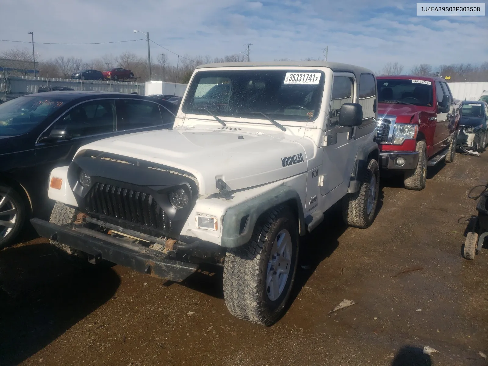 2003 Jeep Wrangler Commando VIN: 1J4FA39S03P303508 Lot: 35331741