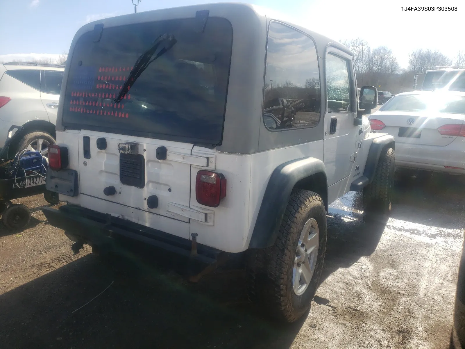 2003 Jeep Wrangler Commando VIN: 1J4FA39S03P303508 Lot: 35331741