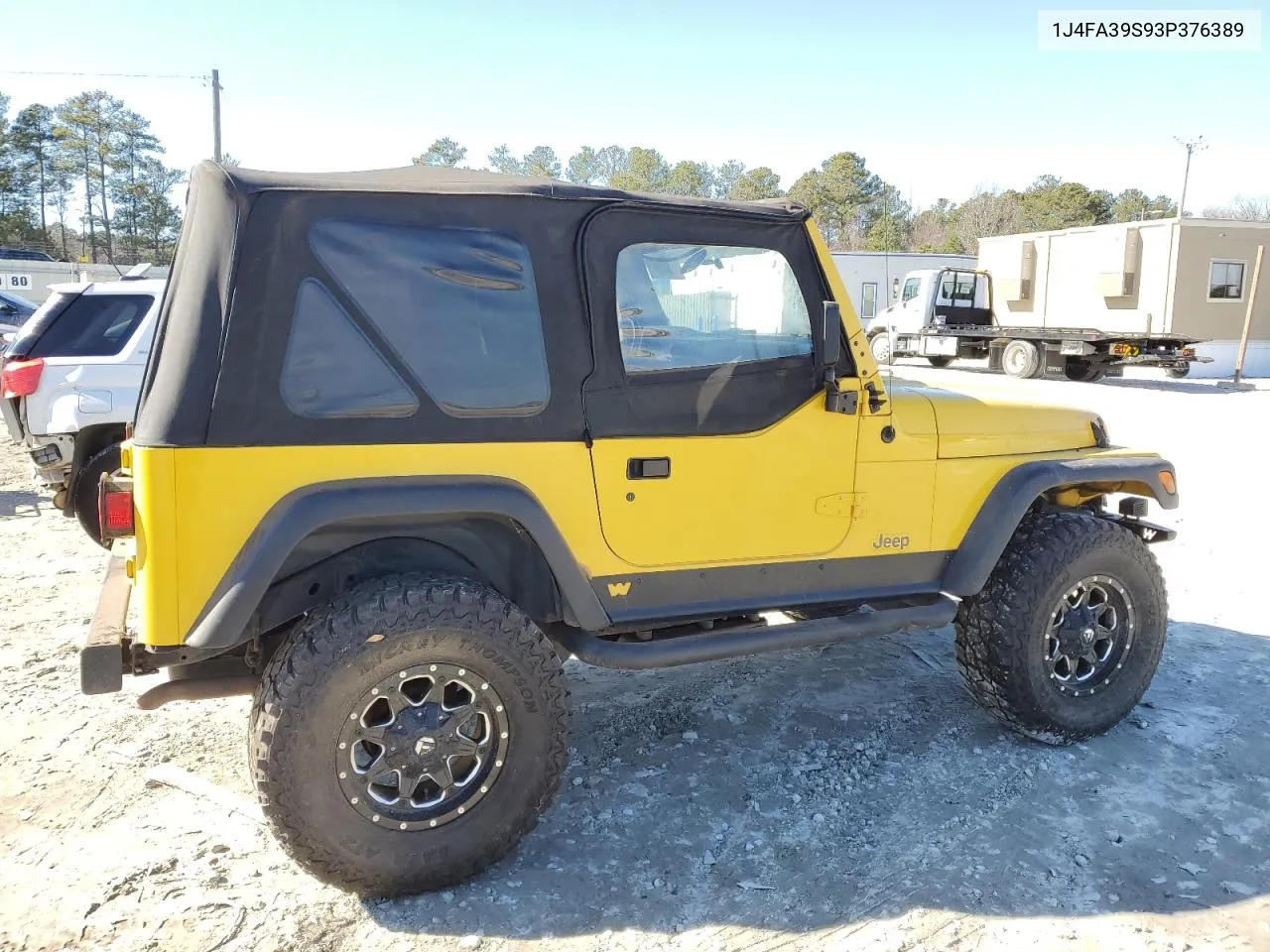 2003 Jeep Wrangler Commando VIN: 1J4FA39S93P376389 Lot: 40870594