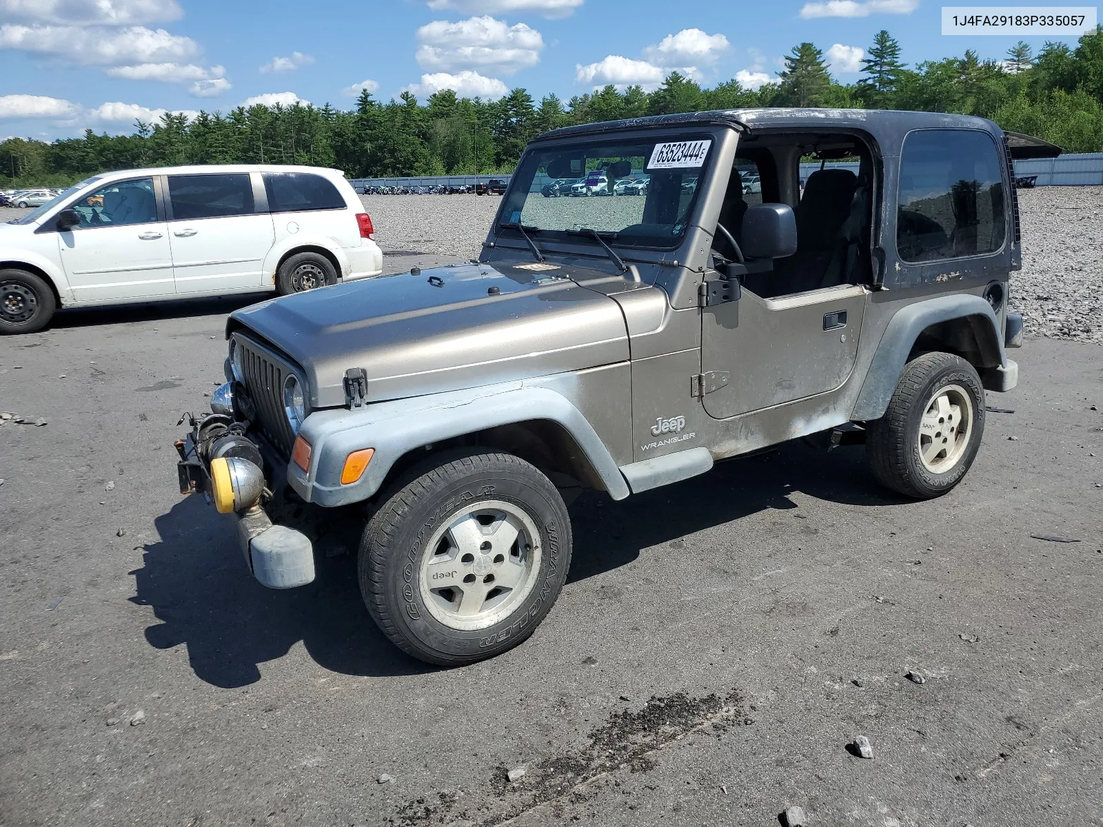 1J4FA29183P335057 2003 Jeep Wrangler / Tj Se