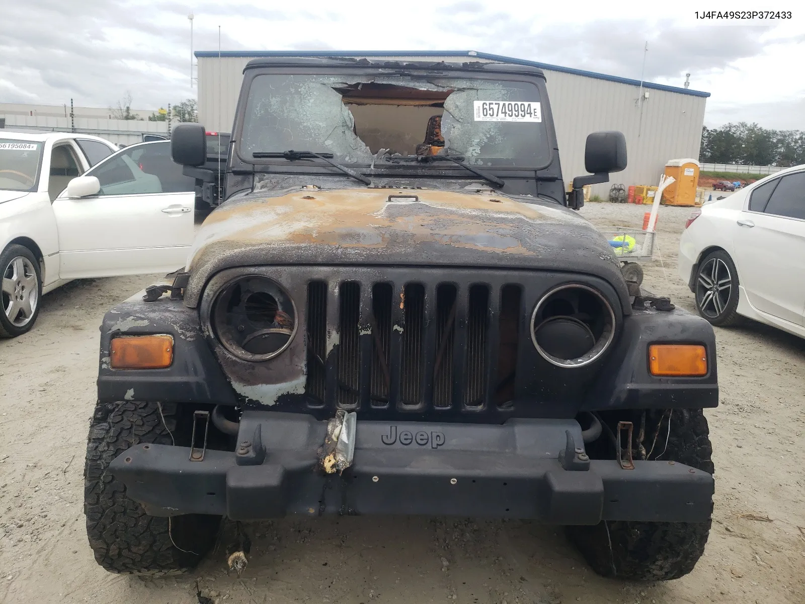 2003 Jeep Wrangler / Tj Sport VIN: 1J4FA49S23P372433 Lot: 65749994