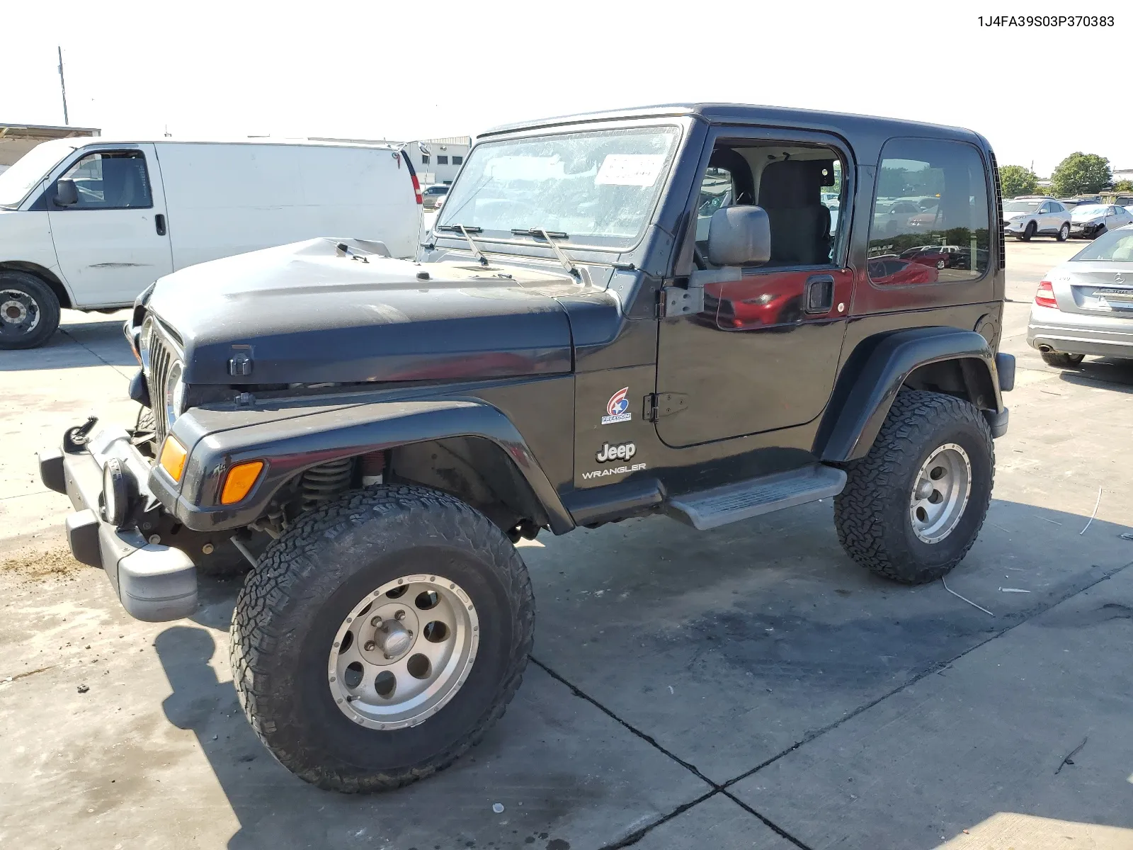 2003 Jeep Wrangler Commando VIN: 1J4FA39S03P370383 Lot: 68305444