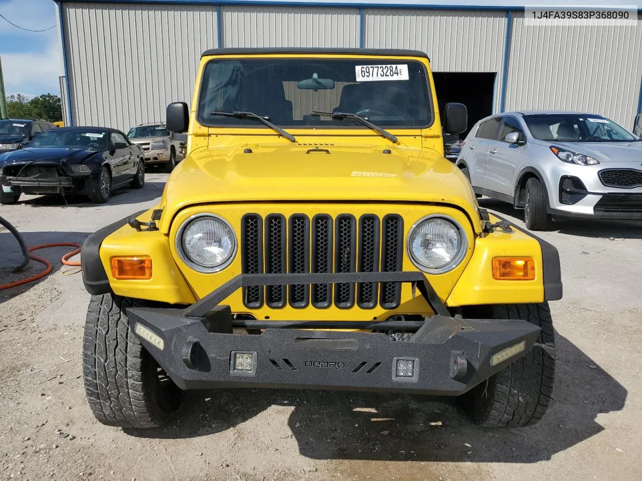 2003 Jeep Wrangler Commando VIN: 1J4FA39S83P368090 Lot: 69773284