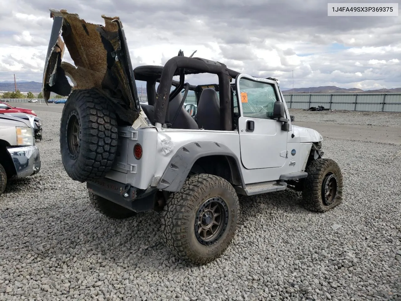 2003 Jeep Wrangler / Tj Sport VIN: 1J4FA49SX3P369375 Lot: 71309184