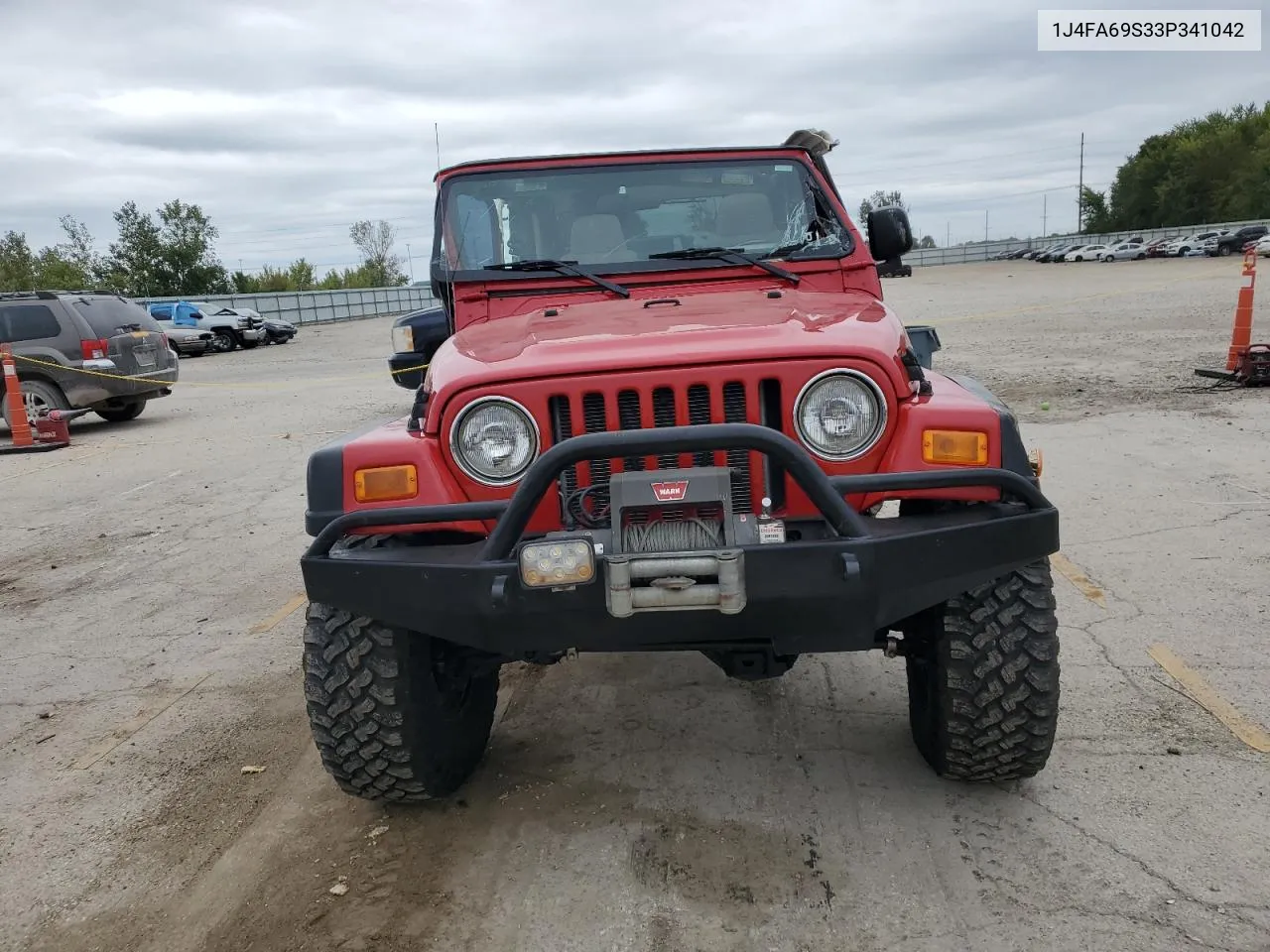 2003 Jeep Wrangler / Tj Rubicon VIN: 1J4FA69S33P341042 Lot: 71468534