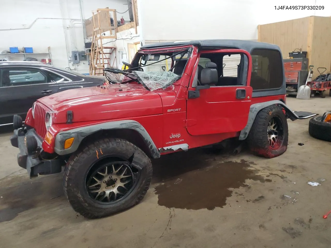 2003 Jeep Wrangler / Tj Sport VIN: 1J4FA49S73P330209 Lot: 72354604