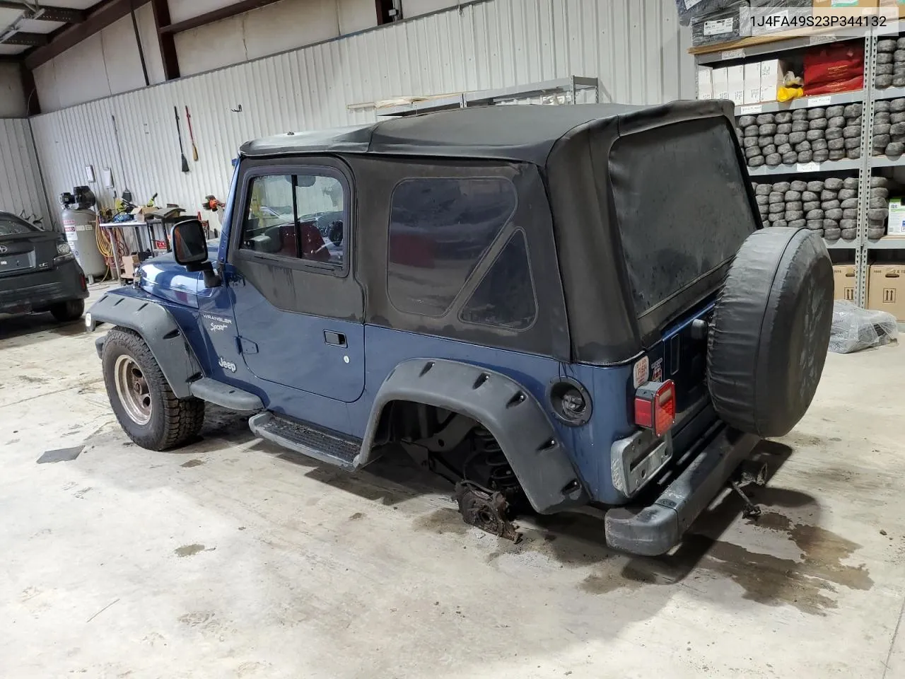 2003 Jeep Wrangler / Tj Sport VIN: 1J4FA49S23P344132 Lot: 73292894