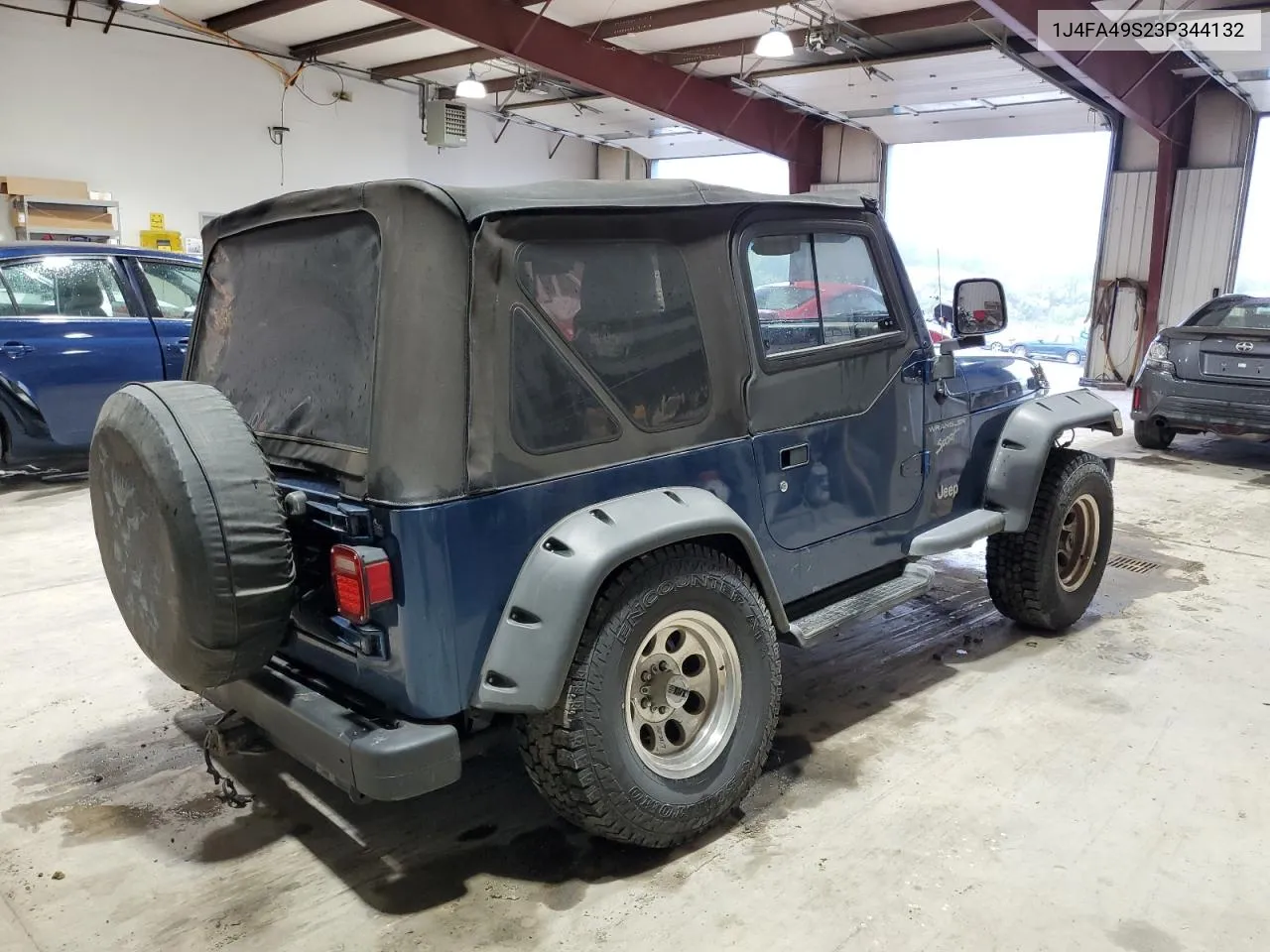 2003 Jeep Wrangler / Tj Sport VIN: 1J4FA49S23P344132 Lot: 73292894