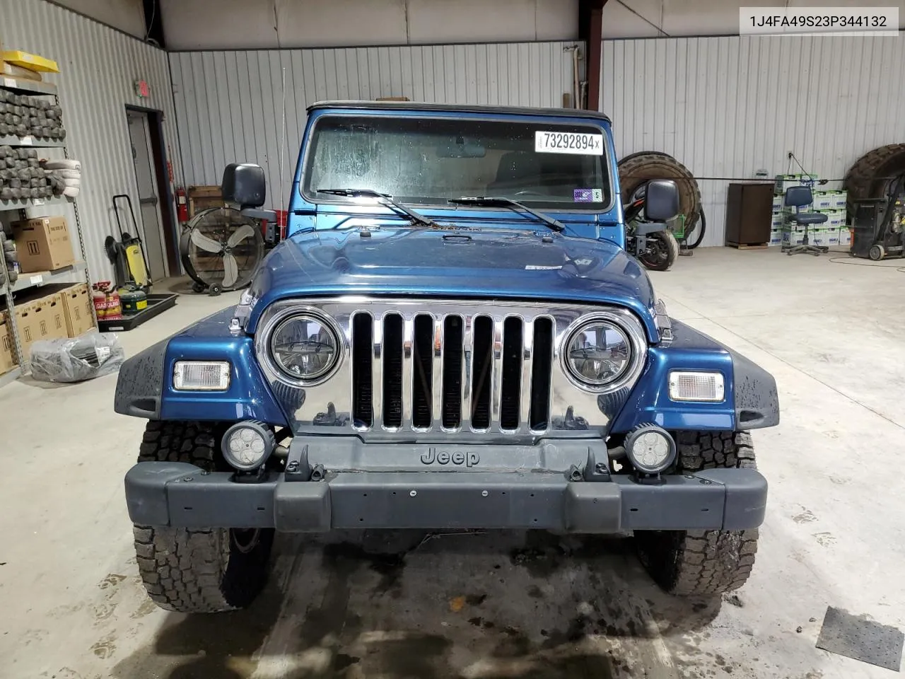 2003 Jeep Wrangler / Tj Sport VIN: 1J4FA49S23P344132 Lot: 73292894