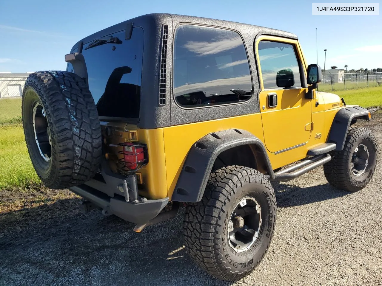 2003 Jeep Wrangler / Tj Sport VIN: 1J4FA49S33P321720 Lot: 74138154