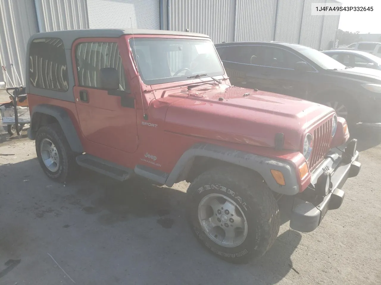 1J4FA49S43P332645 2003 Jeep Wrangler / Tj Sport