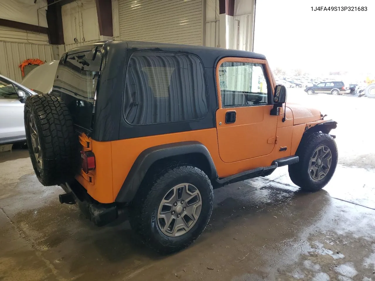 2003 Jeep Wrangler / Tj Sport VIN: 1J4FA49S13P321683 Lot: 78144234