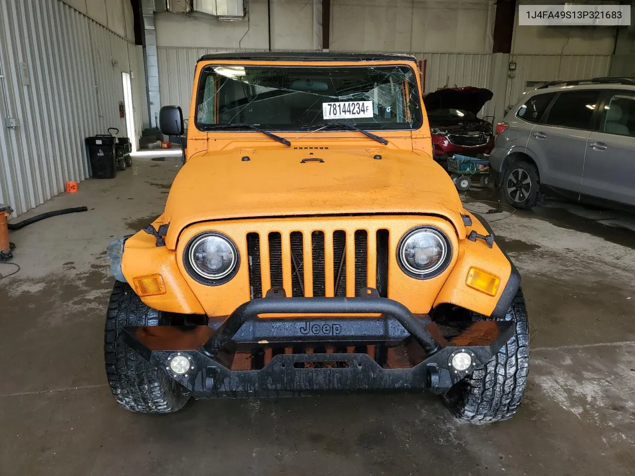 2003 Jeep Wrangler / Tj Sport VIN: 1J4FA49S13P321683 Lot: 78144234