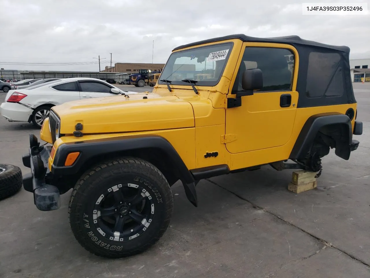 2003 Jeep Wrangler Commando VIN: 1J4FA39S03P352496 Lot: 79049444