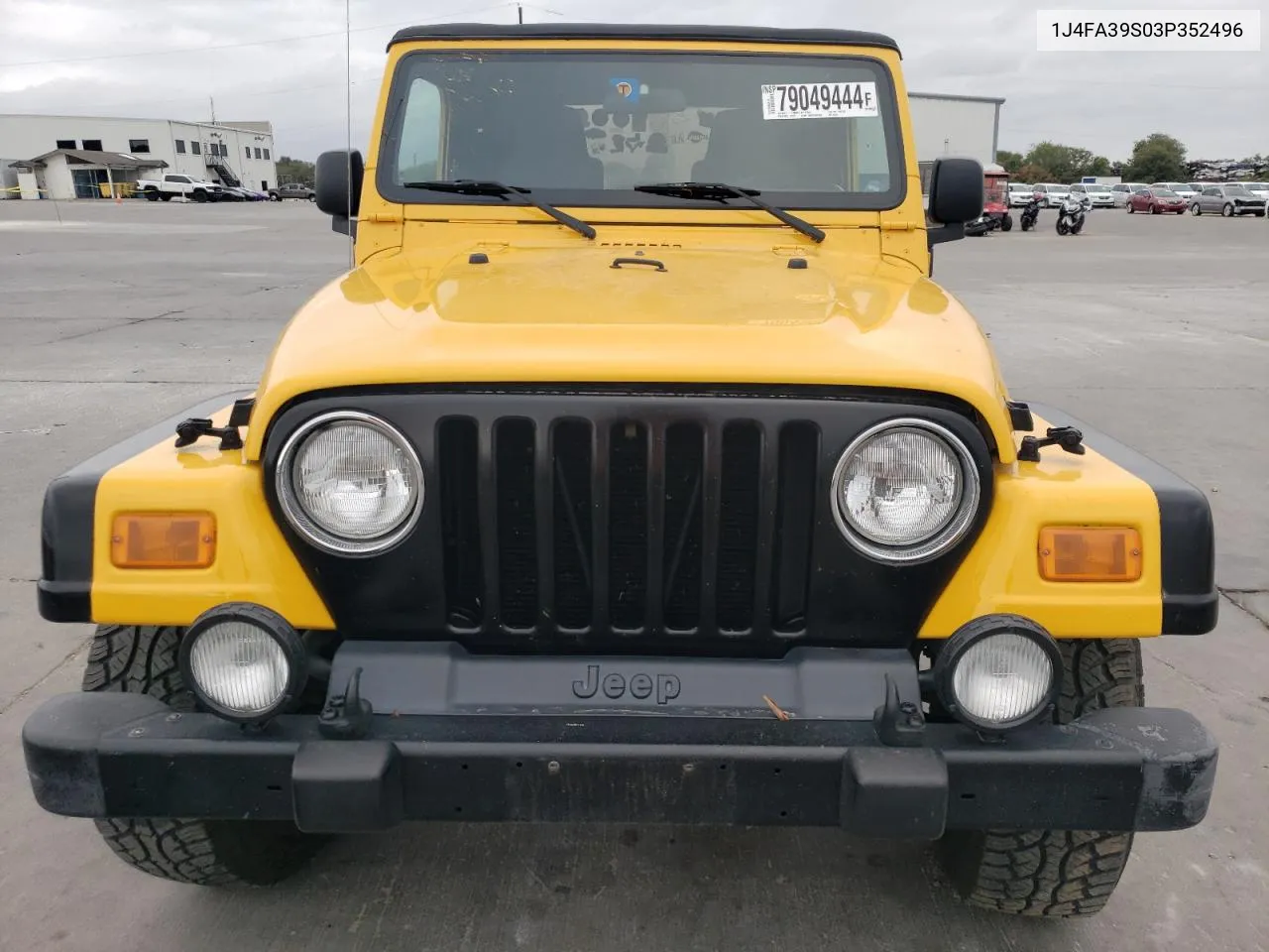 2003 Jeep Wrangler Commando VIN: 1J4FA39S03P352496 Lot: 79049444