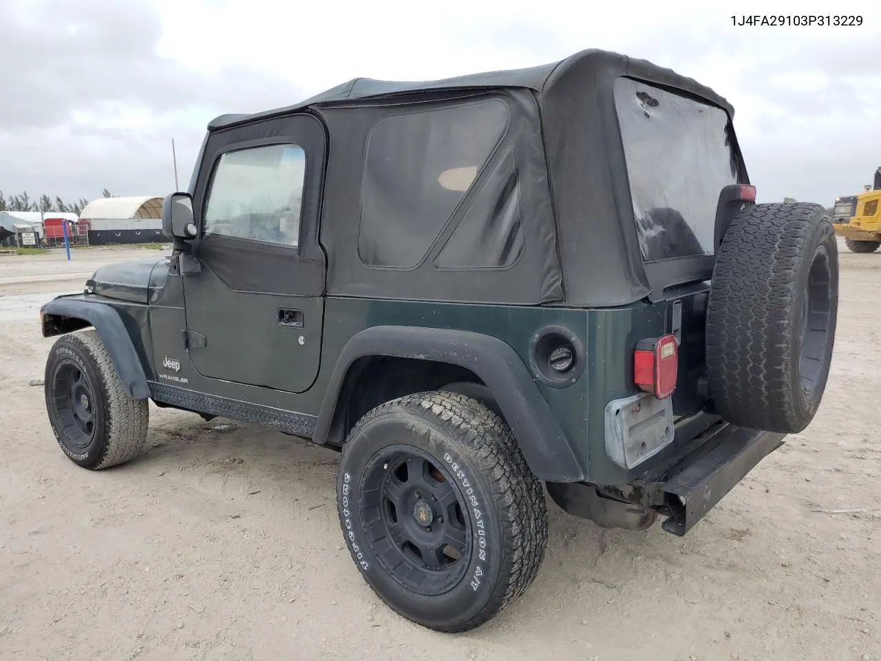 2003 Jeep Wrangler / Tj Se VIN: 1J4FA29103P313229 Lot: 79337984