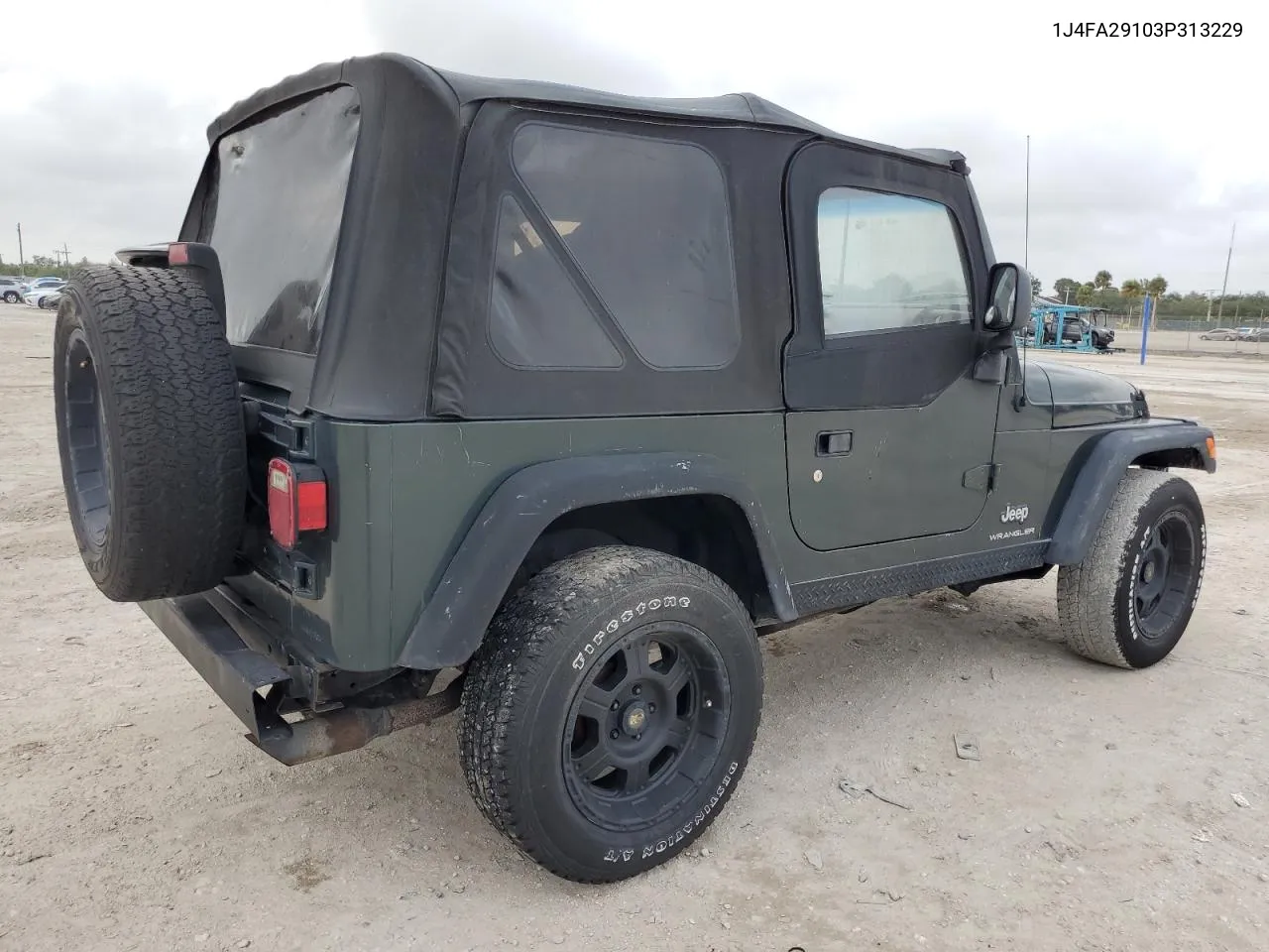 2003 Jeep Wrangler / Tj Se VIN: 1J4FA29103P313229 Lot: 79337984