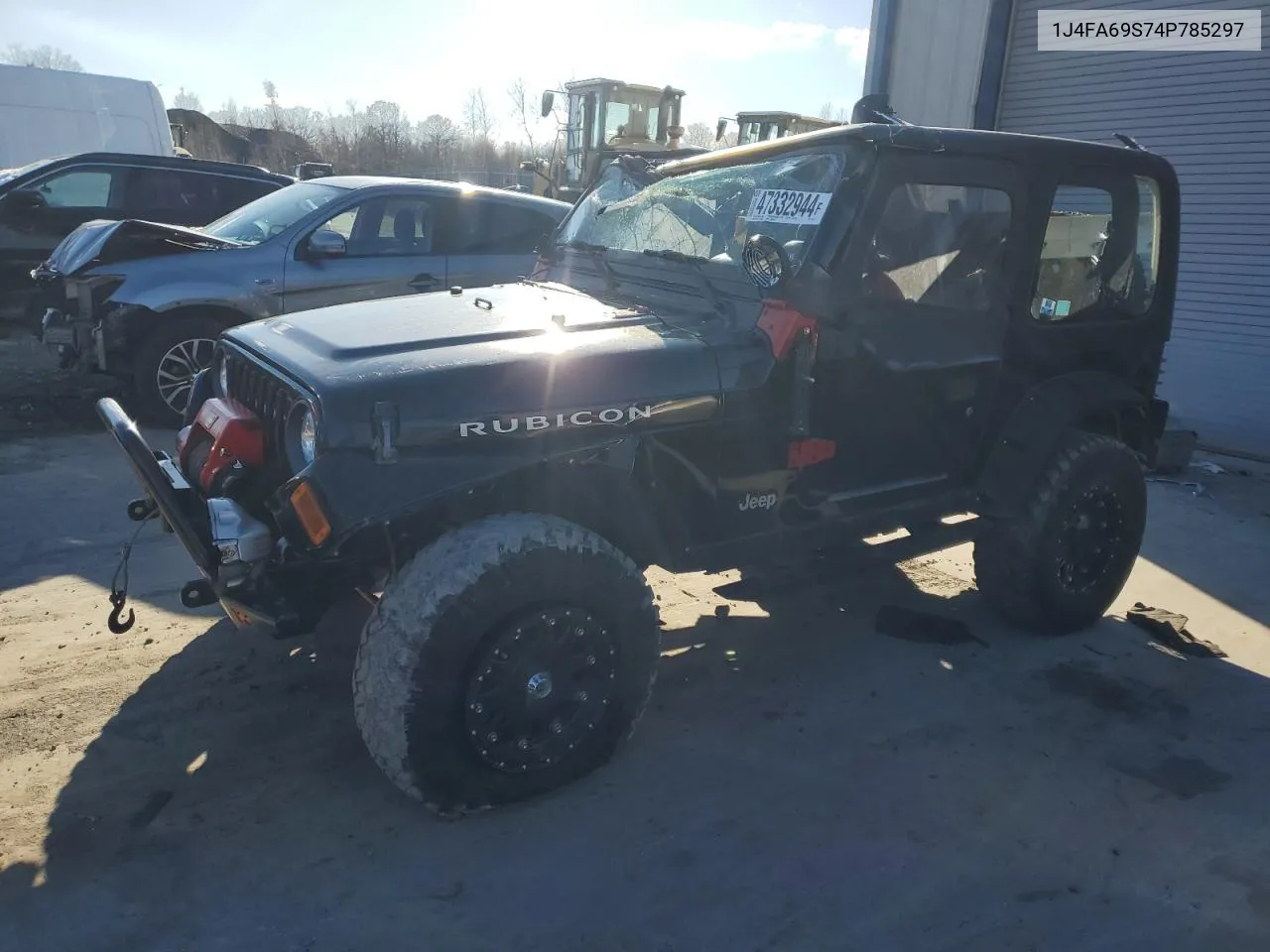 2004 Jeep Wrangler / Tj Rubicon VIN: 1J4FA69S74P785297 Lot: 47332944