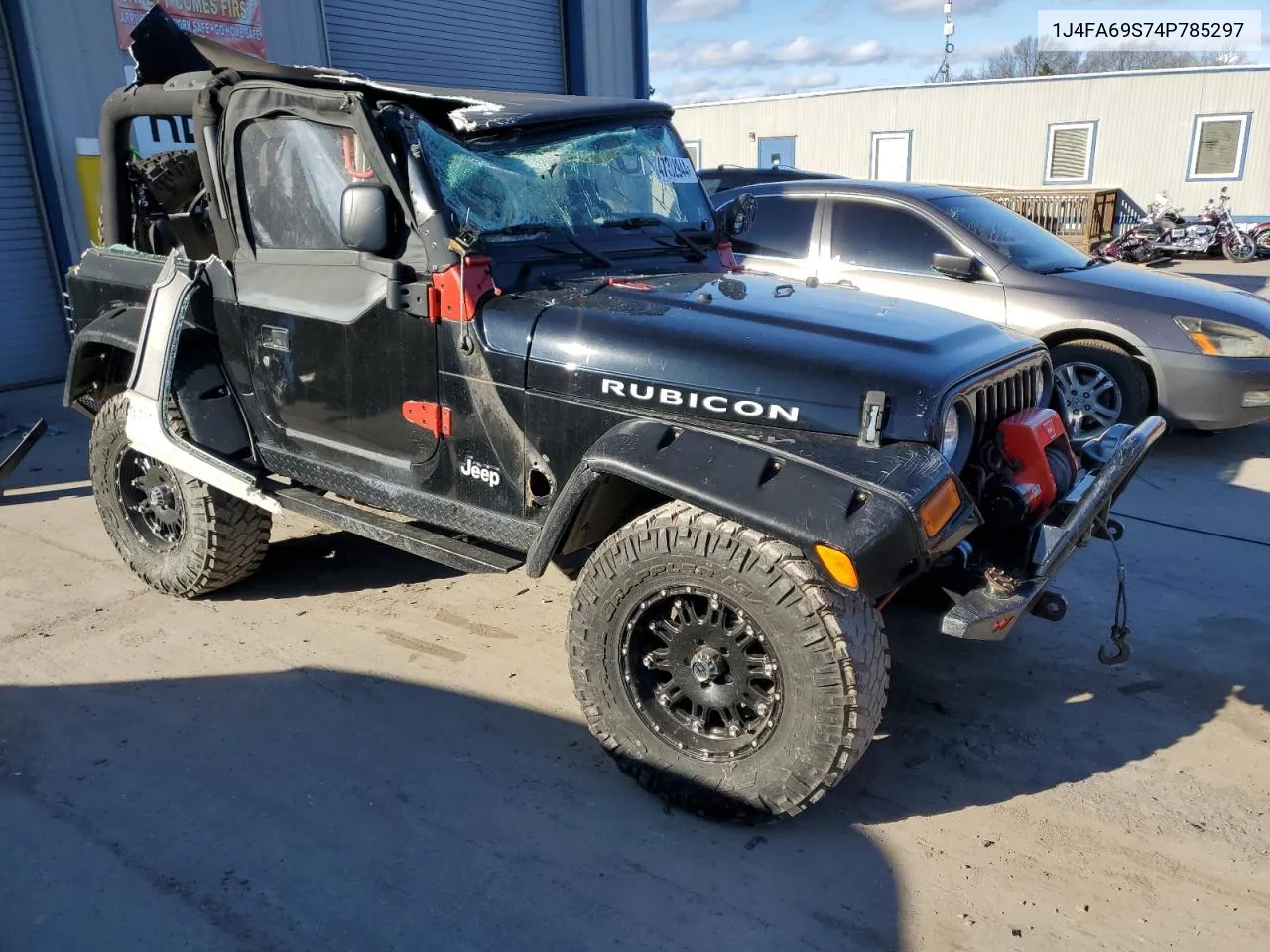 2004 Jeep Wrangler / Tj Rubicon VIN: 1J4FA69S74P785297 Lot: 47332944