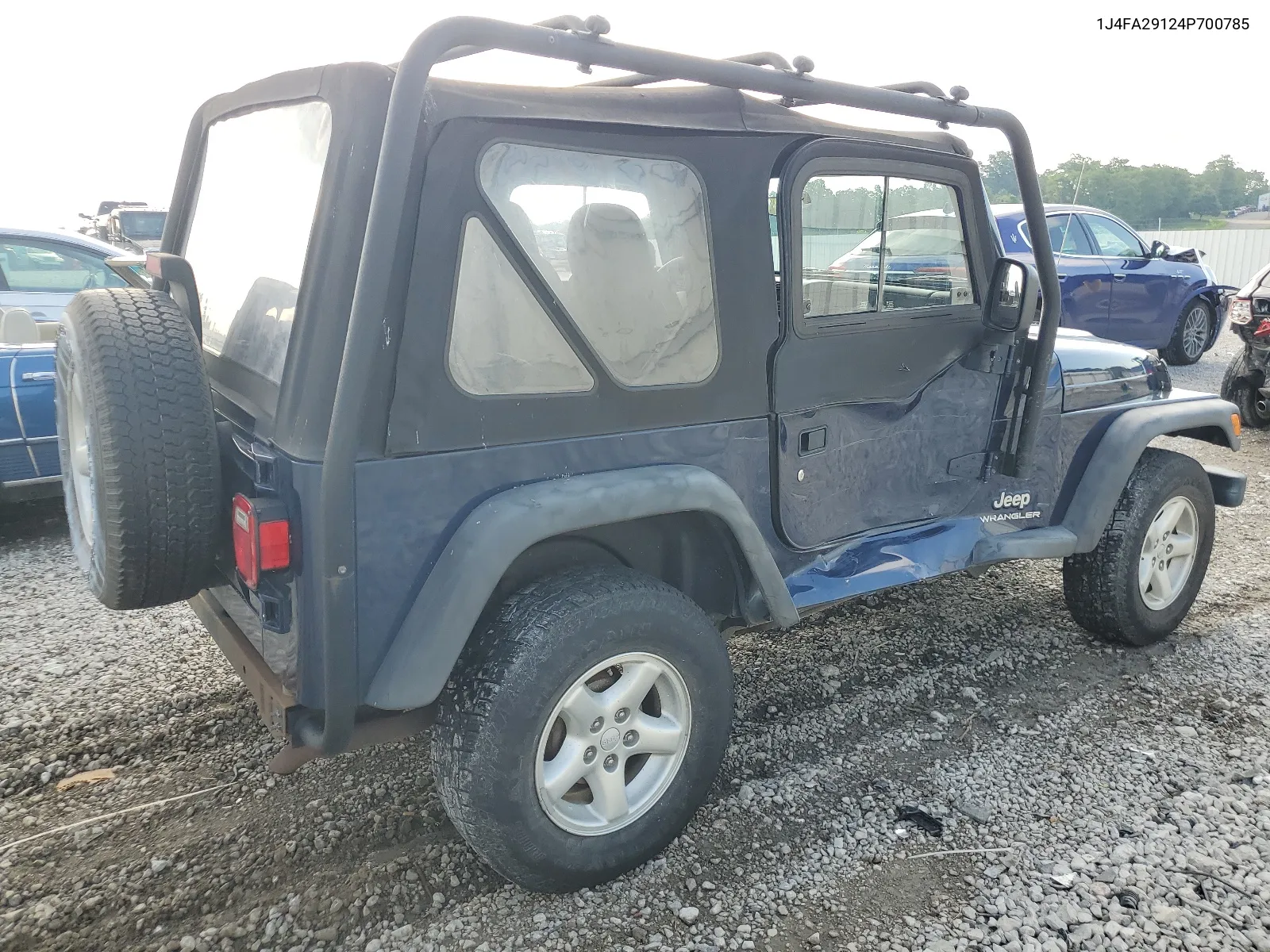 2004 Jeep Wrangler / Tj Se VIN: 1J4FA29124P700785 Lot: 62219264