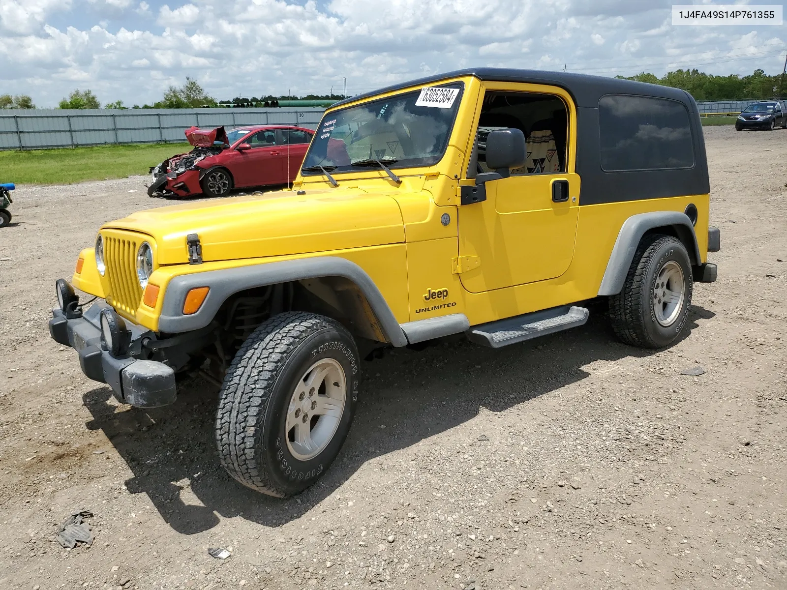 2004 Jeep Wrangler / Tj Sport VIN: 1J4FA49S14P761355 Lot: 63052584