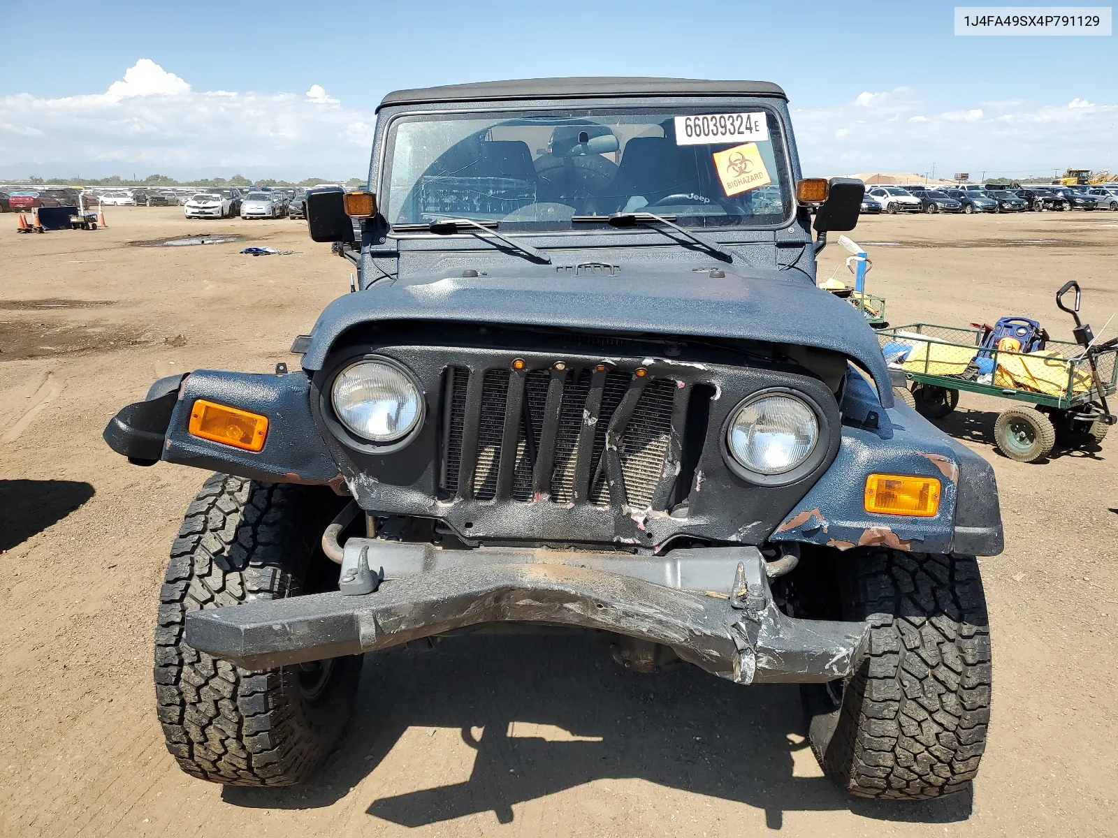 2004 Jeep Wrangler / Tj Sport VIN: 1J4FA49SX4P791129 Lot: 66039324