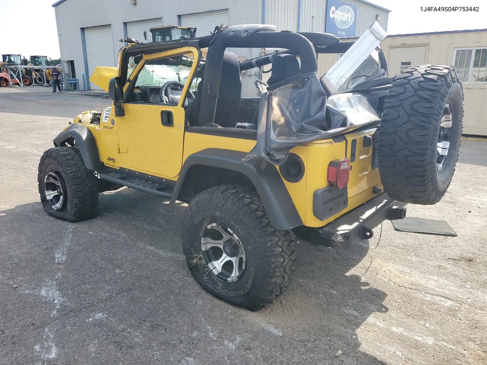 2004 Jeep Wrangler / Tj Sport VIN: 1J4FA49S04P753442 Lot: 66372074