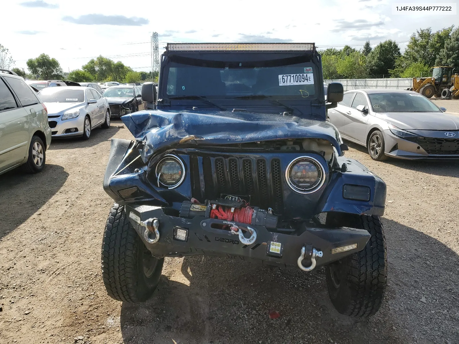 1J4FA39S44P777222 2004 Jeep Wrangler X