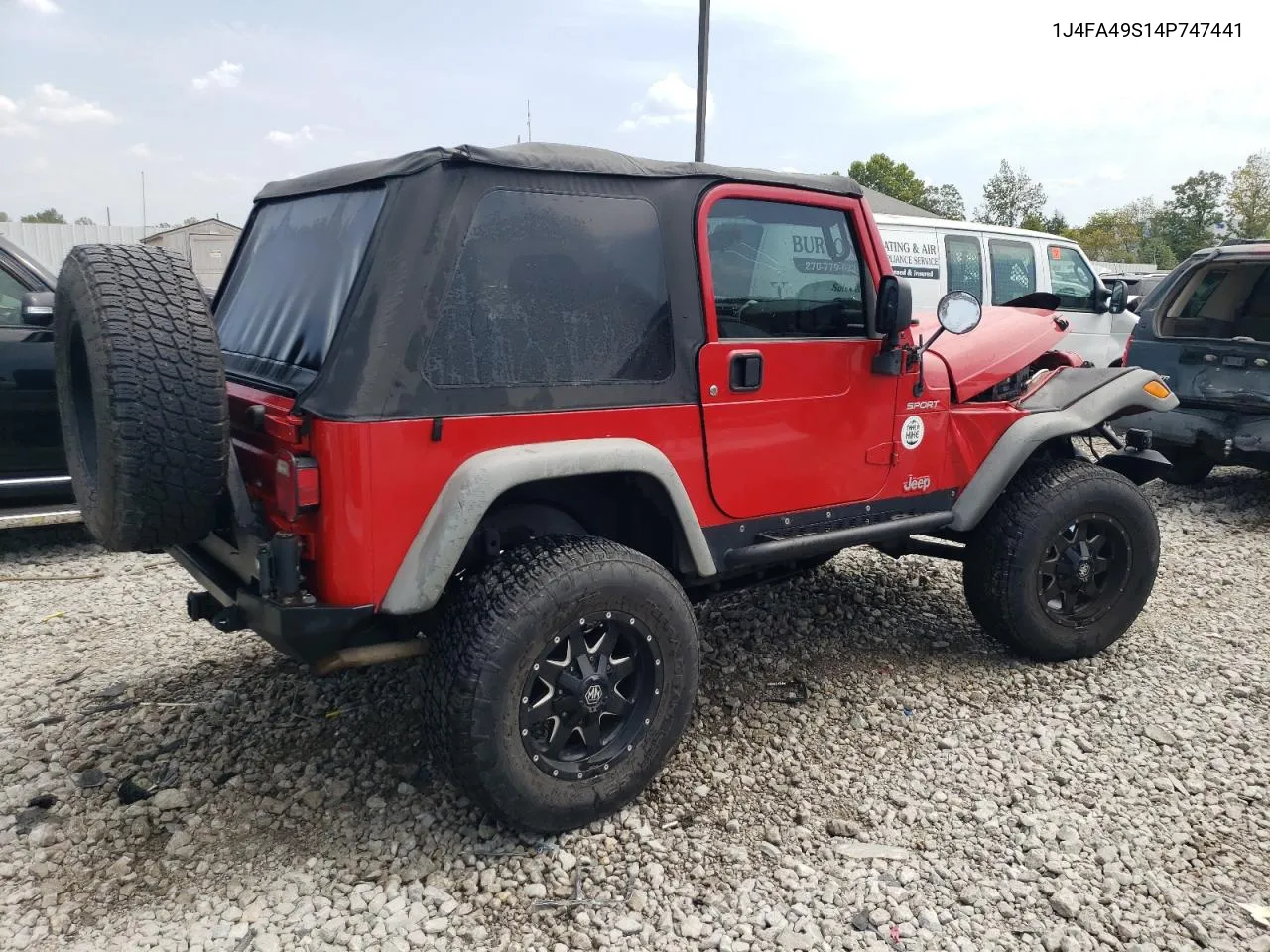 2004 Jeep Wrangler / Tj Sport VIN: 1J4FA49S14P747441 Lot: 69425514