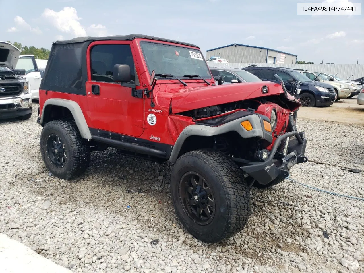 2004 Jeep Wrangler / Tj Sport VIN: 1J4FA49S14P747441 Lot: 69425514