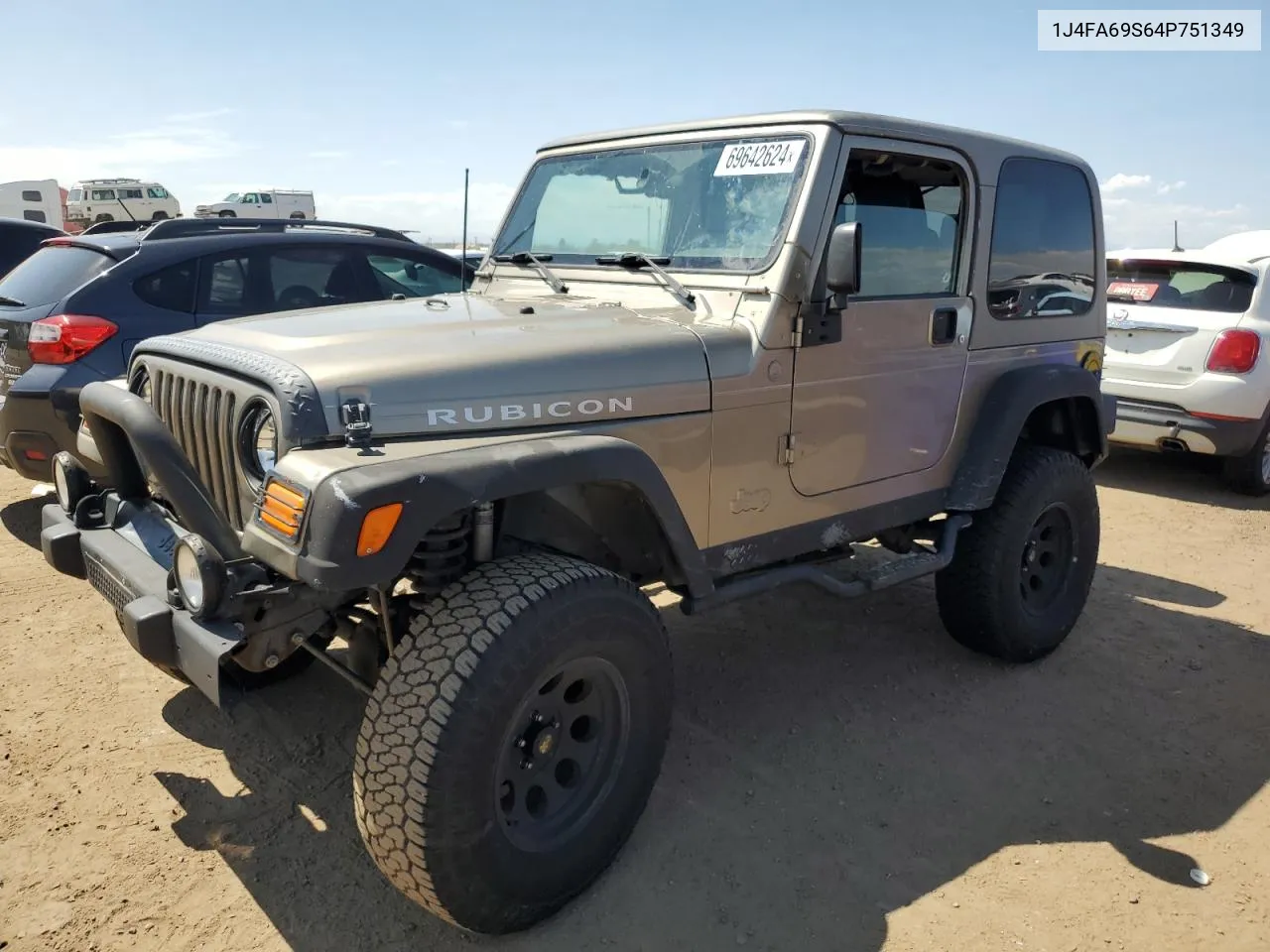 2004 Jeep Wrangler / Tj Rubicon VIN: 1J4FA69S64P751349 Lot: 69642624