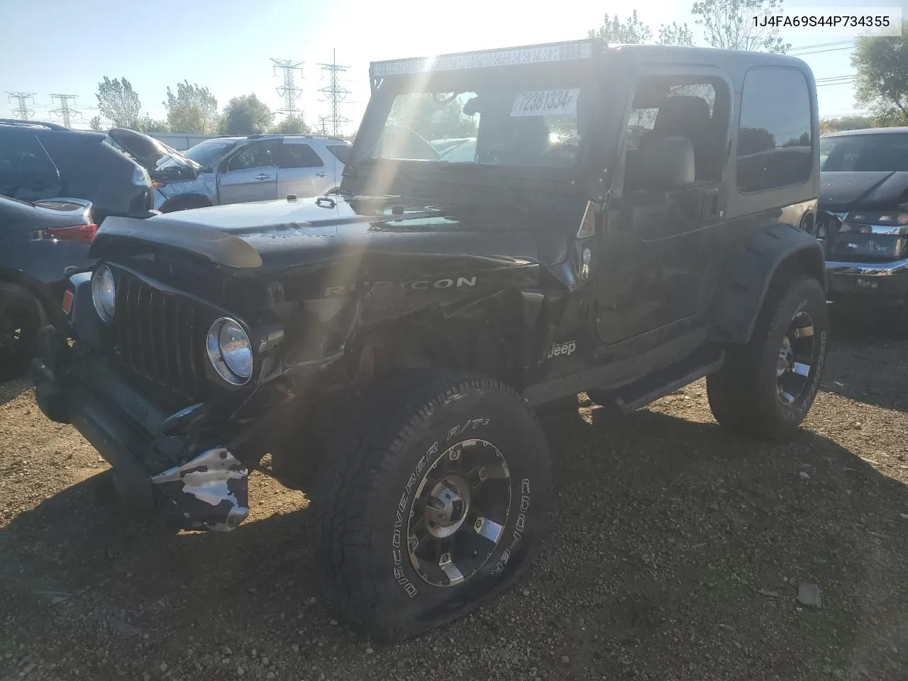 1J4FA69S44P734355 2004 Jeep Wrangler / Tj Rubicon