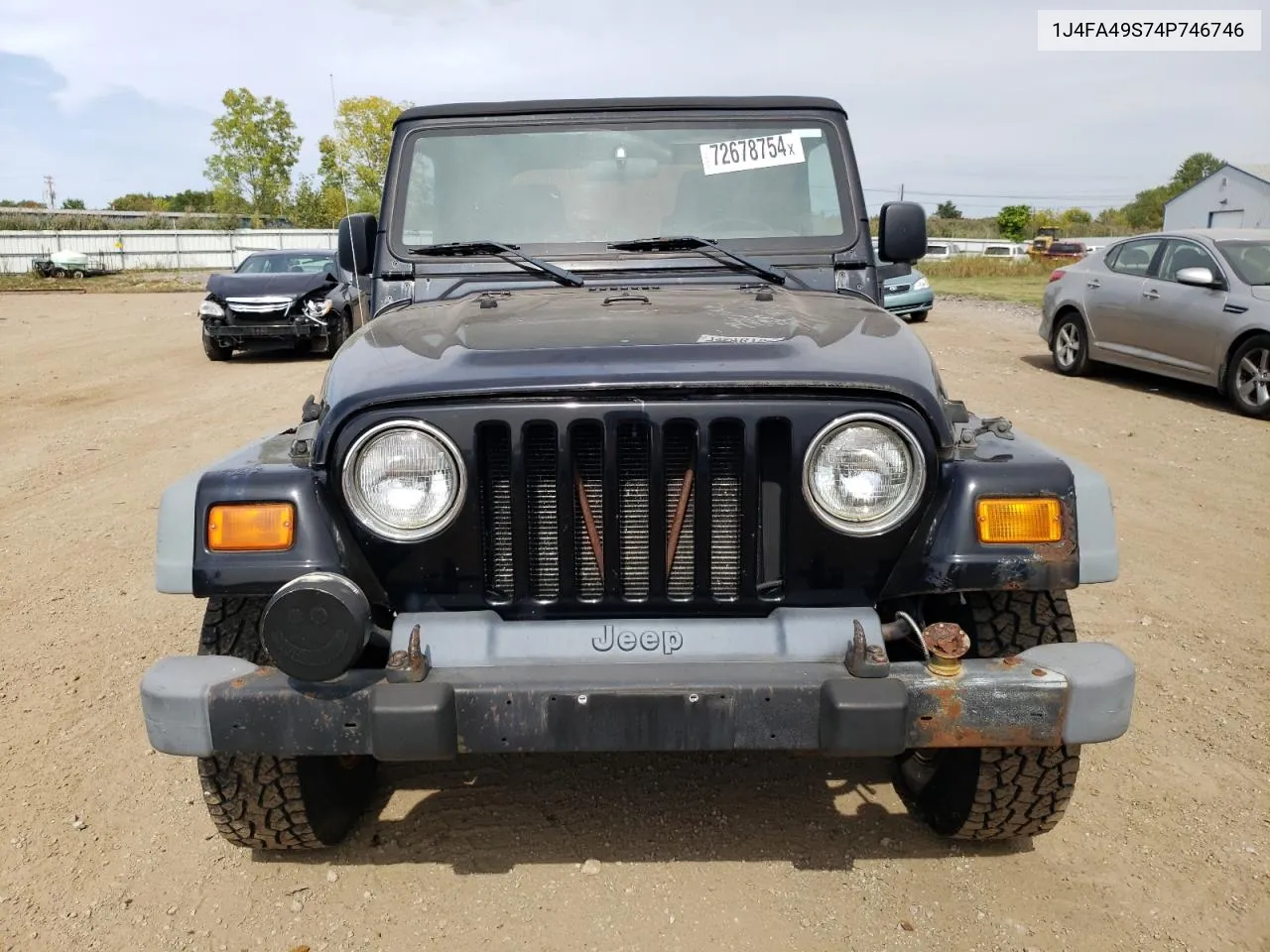 2004 Jeep Wrangler / Tj Sport VIN: 1J4FA49S74P746746 Lot: 72678754