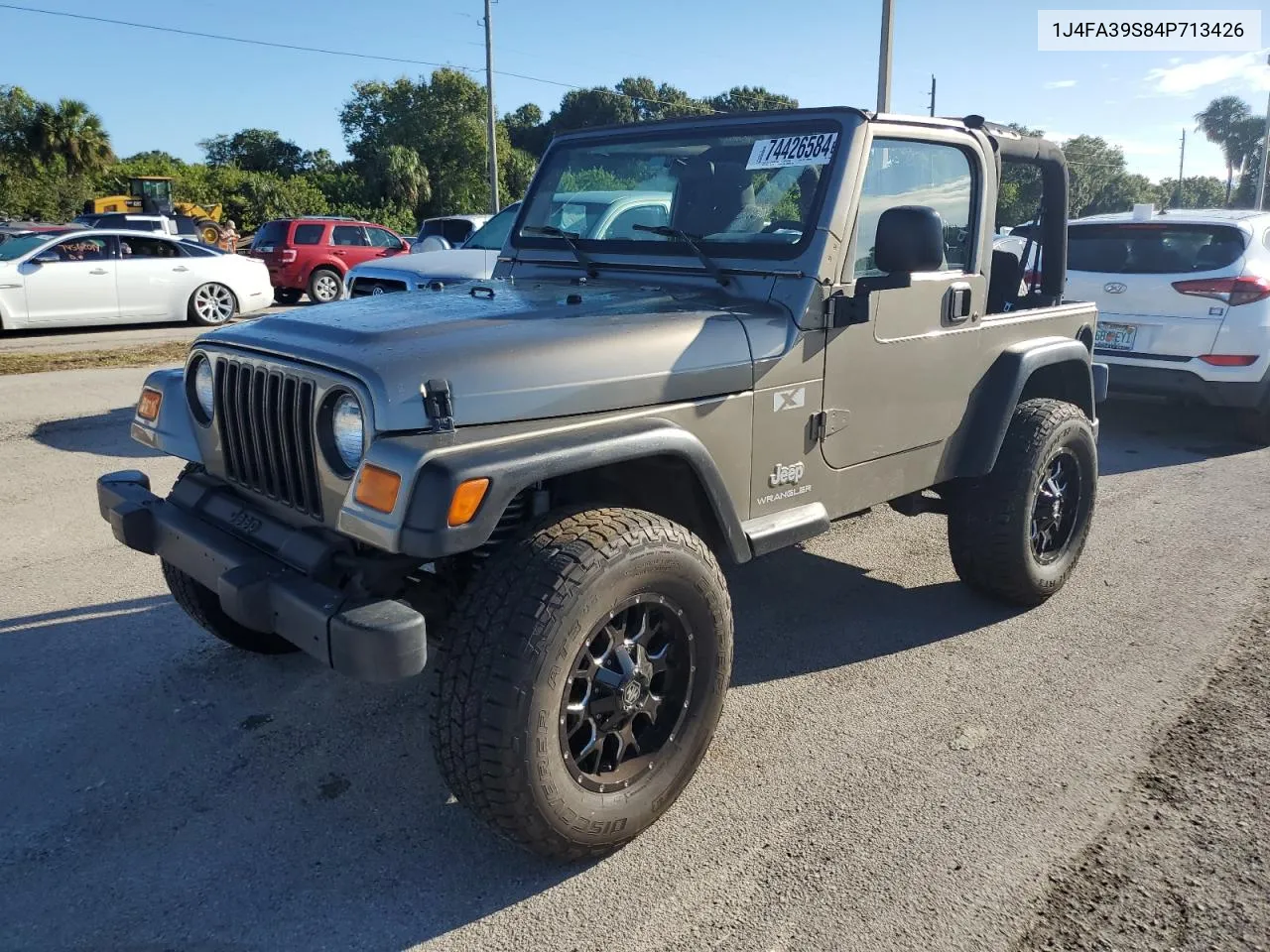 2004 Jeep Wrangler X VIN: 1J4FA39S84P713426 Lot: 74426584