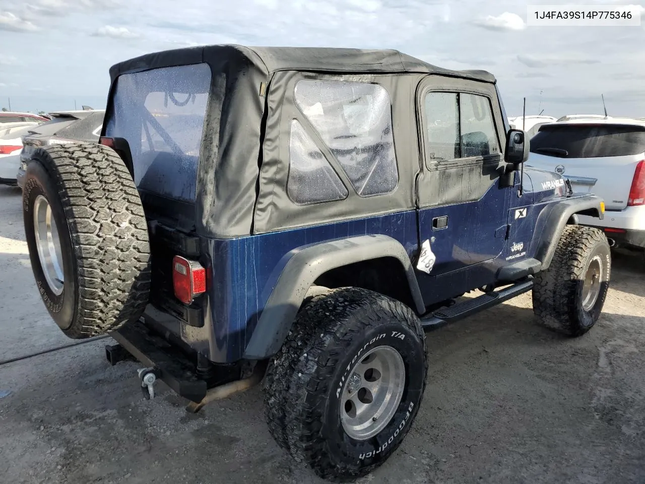 2004 Jeep Wrangler X VIN: 1J4FA39S14P775346 Lot: 74704674