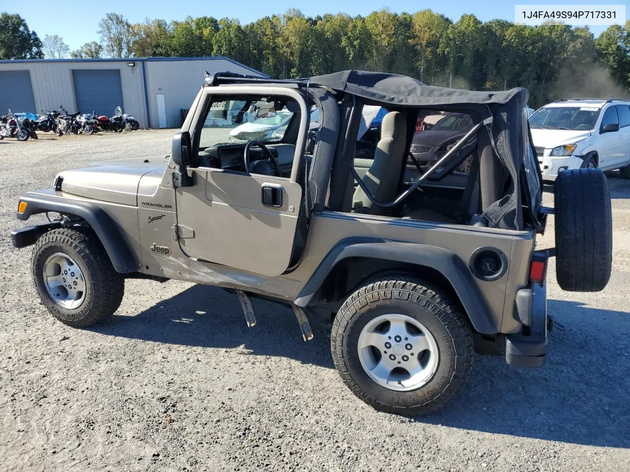 2004 Jeep Wrangler / Tj Sport VIN: 1J4FA49S94P717331 Lot: 76315054