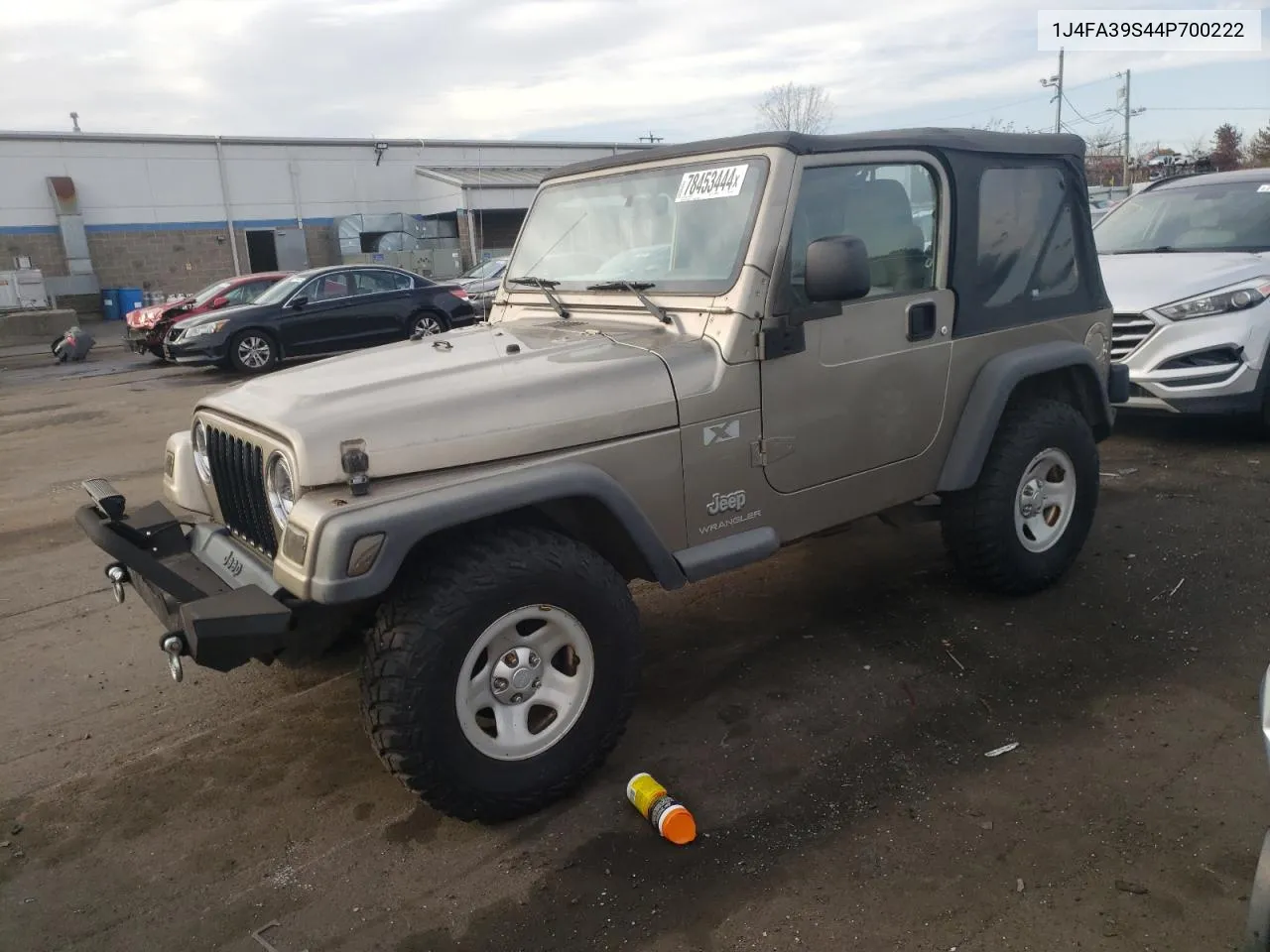 2004 Jeep Wrangler X VIN: 1J4FA39S44P700222 Lot: 78453444