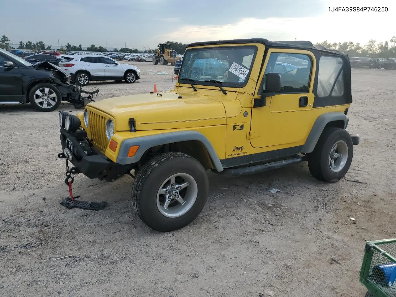 2004 Jeep Wrangler X VIN: 1J4FA39S84P746250 Lot: 78979554